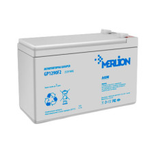 Акумуляторна батарея MERLION AGM GP1290F212V/9Ah (150×65×95(100)), 2кг White Q10