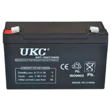 Акумулятор BATTERY 6V 10A UKC (Реальна ємність -30%)