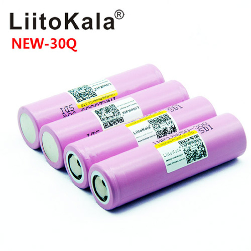 Акумулятор високострумовий 18650, LiitoKala 30Q, 3000mAh