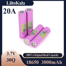 Акумулятор високострумовий 18650, LiitoKala 30Q, 3000mAh