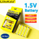 Акумулятори LiitoKala USB-T36 (4×AA 2400mAh, 1.5V) 4 в 1 Type-C