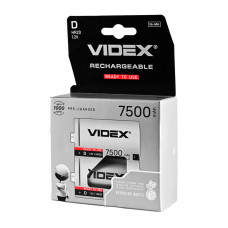 Акумулятори Videx HR20/D 7500mAh 1.2V Ni-MH double blister/2шт