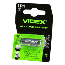 Батарейка лужна Videx LR1/910A 1.5V