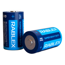 Батарейка сольова RABLEX Super Heavy Duty R20/D 1.5V