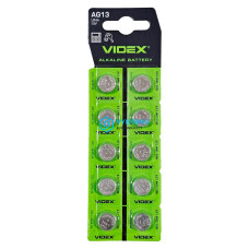 Батарейка Videx AG13/LR44/1154 1.5V