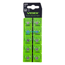 Батарейка Videx AG3/LR41 1.5V