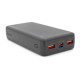 Power Bank BOROFONE BJ56A 20000mAh 74W 22.5W+PD20W, 2*USB+Type-C+microUSB, Black, 460g, Box