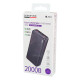 Power Bank BOROFONE BJ56A 20000mAh 74W 22.5W+PD20W, 2*USB+Type-C+microUSB, Black, 460g, Box