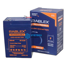 Акумуляторна батарея RABLEX RB645 6V/4.5A