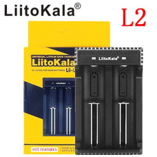 Зарядний пристрій LiitoKala Lii-L2, 2×-10440/14500/16340/17355/17500/17670/18350/18490/18650/22650, 5V
