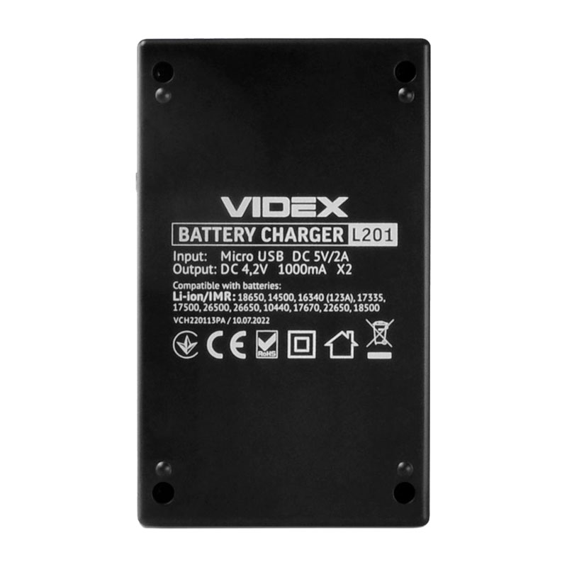Зарядний пристрій Videx VCH-L201