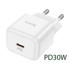 Мережевий зарядний пристрій Hoco N32 Glory PD30W single port charger (EU)