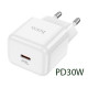 Мережевий зарядний пристрій Hoco N32 Glory PD30W single port charger (EU)