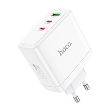 Мережевий зарядний пристрій Hoco N30 Glory PD65W three-port (2C1A) fast charger (EU)