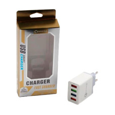 Адаптер на 4 USB із підтримкою QC 3.0, Fast Charge, D22