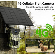 Фотопастка для полювання міні відеореєстратор 4G SOLAR F8