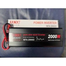 Перетворювач інвертор із чистою синусоїдою UKC NFA-2000D DC/AC 12V/220V 2000W