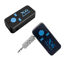 Bluetooth приймач, аудіо ресивер BT X6 з роз'ємом aux 3.5 та microSD