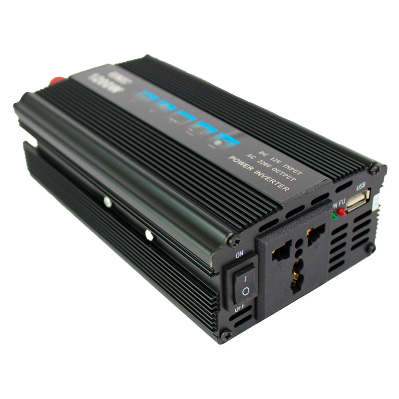 Перетворювач Inverter DC/AC 12V-220V 1200W SSK
