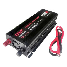 Перетворювач інвертор із чистою синусоїдою UKC NFA-2000D DC/AC 12V/220V 2000W