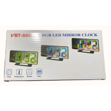 Годинник VST-888H RGB LED MIRROR CLOCK