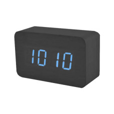 Годинник VST-863-5 дерев'яний, настільний, від USB + батарейки