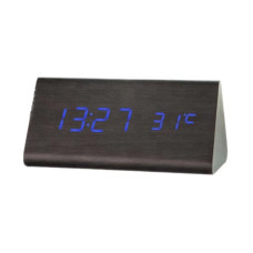 Годинник VST-861-5 дерев'яний, настільний, від USB + батарейки