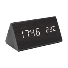 Годинник VST-861-6 дерев'яний, настільний, від USB + батарейки