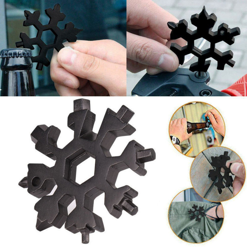 Мультитул викрутки у вигляді сніжинки SNOW FLAKE WRENCH TOOL