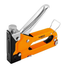 Степлер Neo Tools меблевий 4-14 мм, сталь, скоби J
