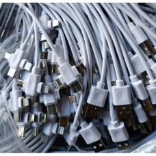 Кабель FAST CHARGE 3в1 (Type-C, Lightning, microUSB) хрестовина
