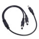Кабель живлення розгалужувач для роутера DC 5.5x2.5 to 2 DC 5.5x2.5 62 см. для UPS