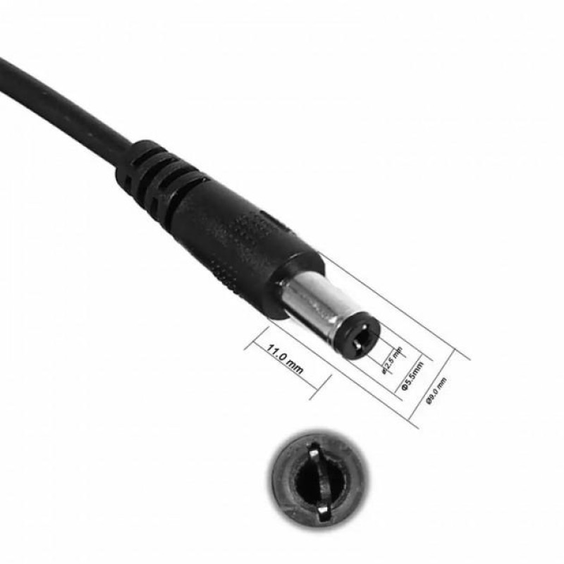 Кабель живлення розгалужувач для роутера DC 5.5x2.5 to 2 DC 5.5x2.5 62 см. для UPS