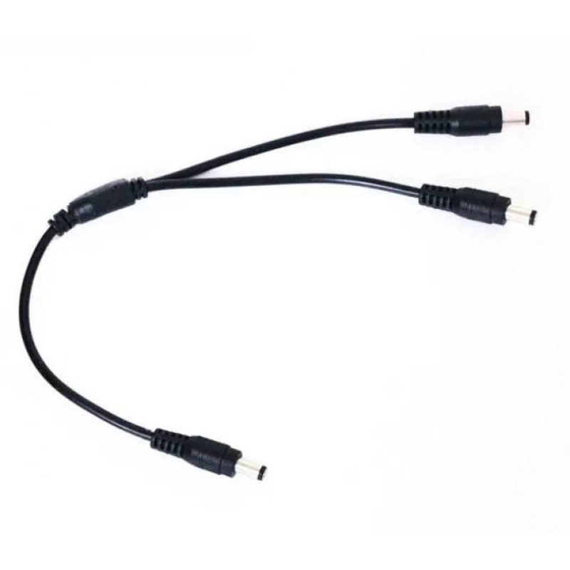 Кабель живлення розгалужувач для роутера DC 5.5x2.5 to 2 DC 5.5x2.5 62 см. для UPS