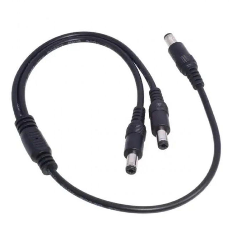 Кабель живлення розгалужувач для роутера DC 5.5x2.5 to 2 DC 5.5x2.5 62 см. для UPS