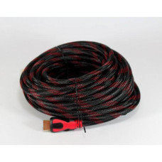 Кабель HDMI/HDMI 10м V1.4 з фільтром у тканинній оболонці