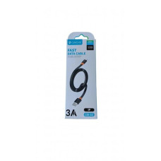 Кабель плоский, USB - Lightning, 3A, CB-33