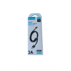 Кабель плоский, USB-microUSB, 3A, CB-33