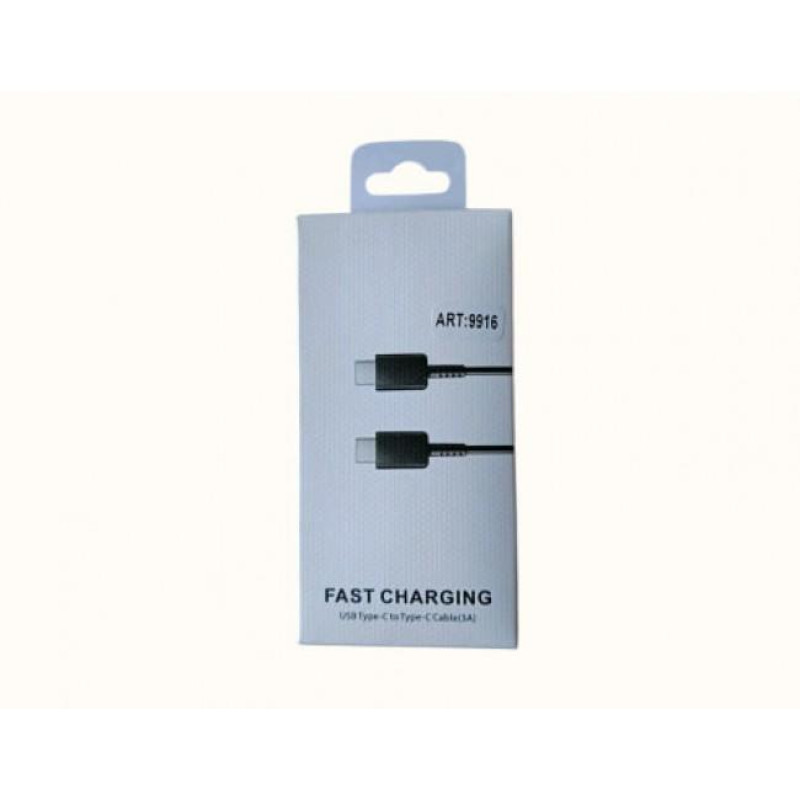 Кабель Type-C - Type-C, 25W, Black Edition, 3A