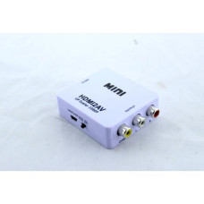 Перехідник Адаптер HDMI RCA, конвертер AV композитного сигналу, підтримка PAL/NTSC