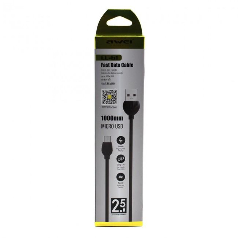 Шнур USB CABLE AWEI CL 61 MICRO