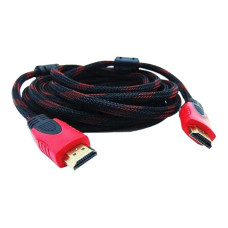 Кабель HDMI/HDMI 5м V1.4 з фільтром у тканинній оболонці