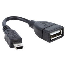 Кабель OTG USB/MiniUSB 127мм
