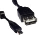 Кабель OTG USB/MicroUSB 96мм