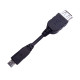 Кабель OTG USB/MicroUSB 96мм