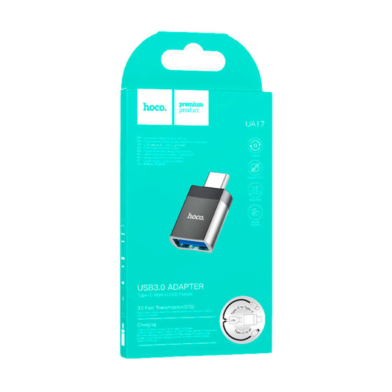 USB 3.0 Adapter Type-C/USB HOCO UA17