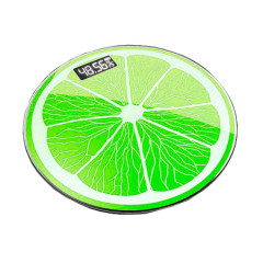 Ваги підлогові 2003A LIME, 180кг/50г, автовідключення, підсвічування екрану, температура