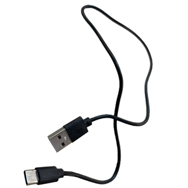 Кабель живлення USB - Type-C, 49см