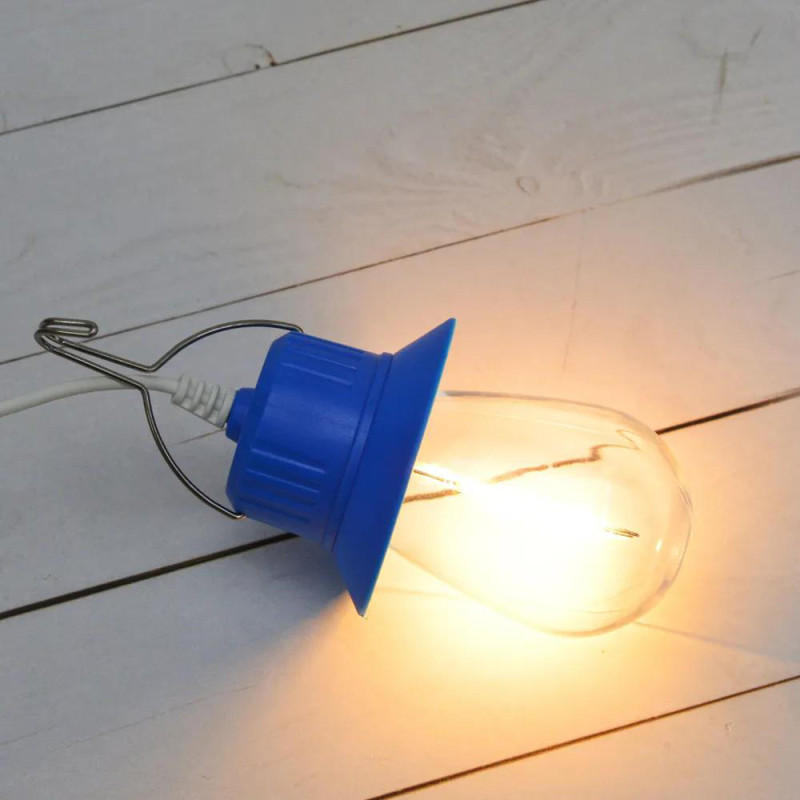LED лампа V07-COB, кабель 3 м, гак, живлення від USB/Type-C