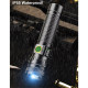 Ліхтар 1136-WHITE LASER LED PM10-TG, Li-Ion аккум., індикація заряду, ЗУ Type-C, zoom